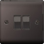 Nexus 2g Wall Switch Black Nickel 