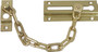 Sterling Door Chain Brass Plated 