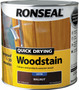 Ronseal Satin Quick Drying Woodstain Walnut 2.5Ltr