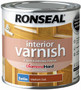 Ronseal Interior Varnish Medium Oak Satin 250ml