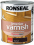 Ronseal Interior Varnish Walnut Gloss 750ml