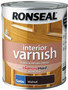 Ronseal Interior Varnish Walnut Satin 750ml