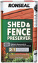 Ronseal Shed & Fence Preserver Light Brown 5Litre