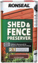 Ronseal Shed & Fence Preserver Autumn Brown 5Ltr