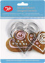 Tala Stainless Steel Heart Shaped Cutters (3) 