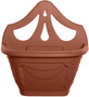 Whitefurze 31cm(12") Venetian Wall Planter Terracotta 