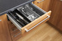 Whitefurze Silver Adjustable Drawer Organiser 