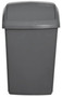 Whitefurze Silver Swing Bin 10Ltr 30x23x19cm