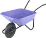 Shire Lilac Pneumatic Wheel Barrow 90L 