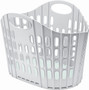 Addis Grey Green Fold Flat Laundry Basket 38Ltr