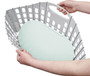 Addis Grey Green Fold Flat Laundry Basket 38Ltr