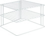 Metaltex Silos White Corner Plate Rack 25x25x19cm