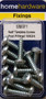 Home Hardware  Pozi Pan Head Self Tapping Screws BZP 3/4" x 10 pack of 12