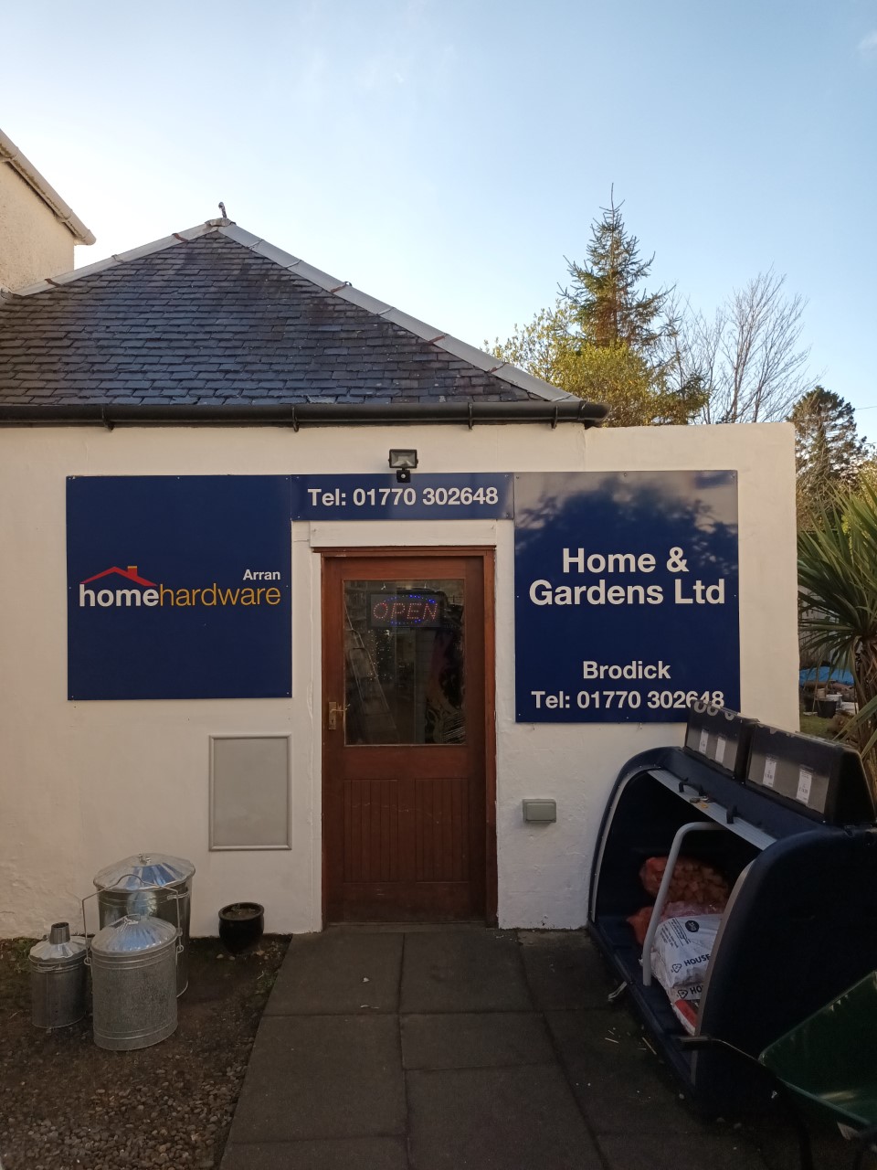 Home & Garden Storefront Brodick Isle of Arran