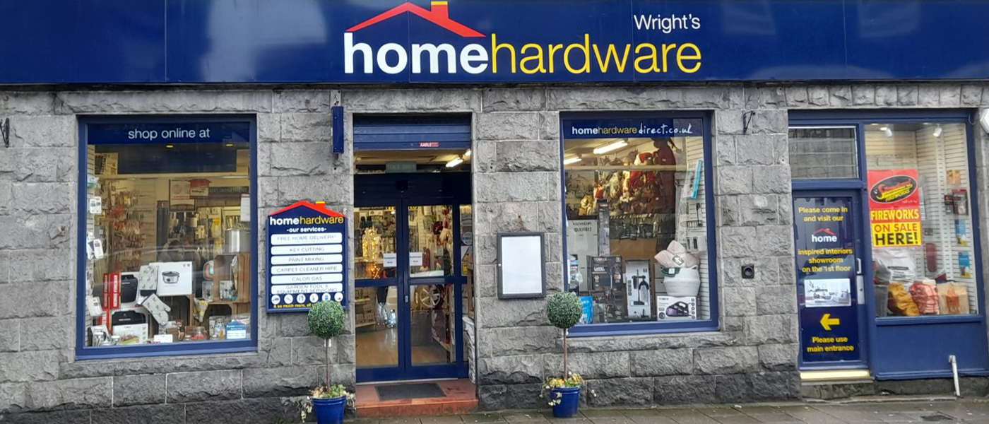 Wrights Home Hardware Newton Stewart store front