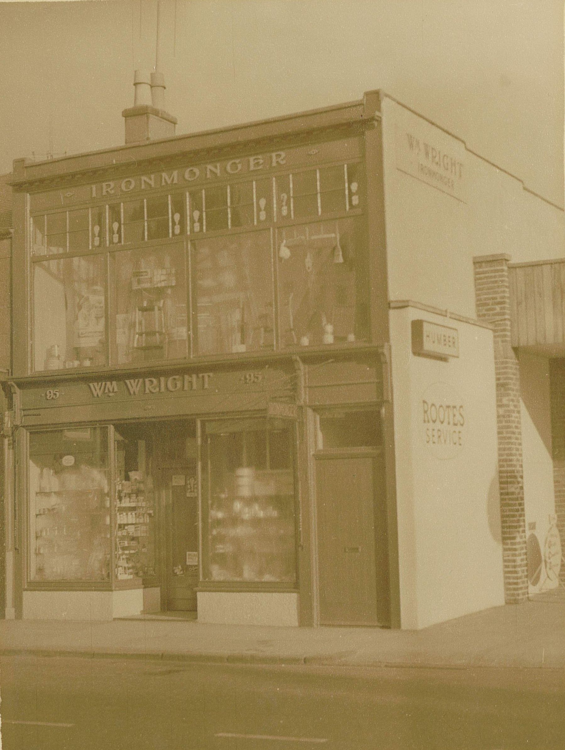 Original Wrights Prestwick store front