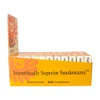 DaySavers Display Case - DaySavers Half Gram 1 1/4 Natural Brown Artisan Pre Rolled Tubes with Spiral Filter Tips [22 Packs in Case - 10 Tubes Per Pack] 