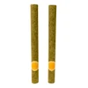 DaySavers Display Case - DaySavers Half Gram 1 1/4 Green Hybrid Hemp Blunt Wrap Artisan Pre Rolled Tubes with Spiral Filter Tips [Case of 22 Packs, 10 Tubes per Pack] 