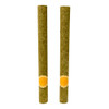 Display Case - DaySavers Half Gram 1 1/4 Green Hybrid Hemp Blunt Wrap Artisan Pre Rolled Tubes with Spiral Filter Tips [Case of 12 Packs, 20 Tubes per Pack]