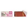 DaySavers Display Case - DaySavers Half Gram 1 1/4 Pink Hybrid Hemp Blunt Wrap Artisan Pre Rolled Tubes with Spiral Filter Tips [Case of 22 Packs, 10 Tubes per Pack] 