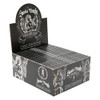 Display Box - Smoke Temple King Size White Rolling Papers with Filter Tips and Rolling Tray [20 Packs per Case, 32 Papers per Pack]