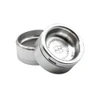  Stache Big Grinder - 4-Piece with Ash Tray - Silver 