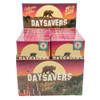DaySavers Display Box - 84mm/26mm California State Pre-Rolled Cones - Refined White [20 Packs, 21 Cones per Pack]