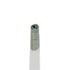 top view of the folded green filter opening on a cheba hut pre roll cone tip