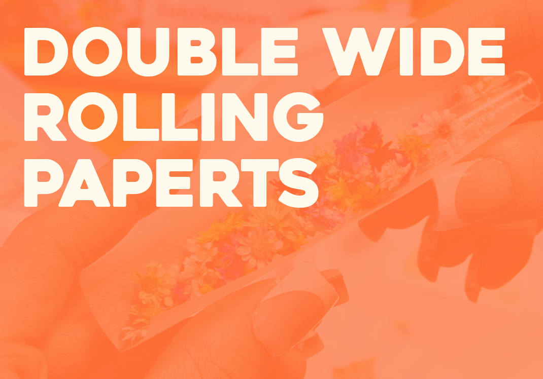 Double Wide Rolling Papers for Massive Pre-Rolls