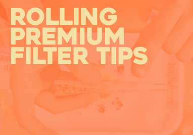 Rolling Joints with Glass, Ceramic and Wood Filter Tips