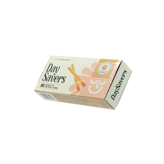 DaySavers Natural Brown Half Gram 1 1/4 Artisan Pre Rolled Tubes [10 Pack]