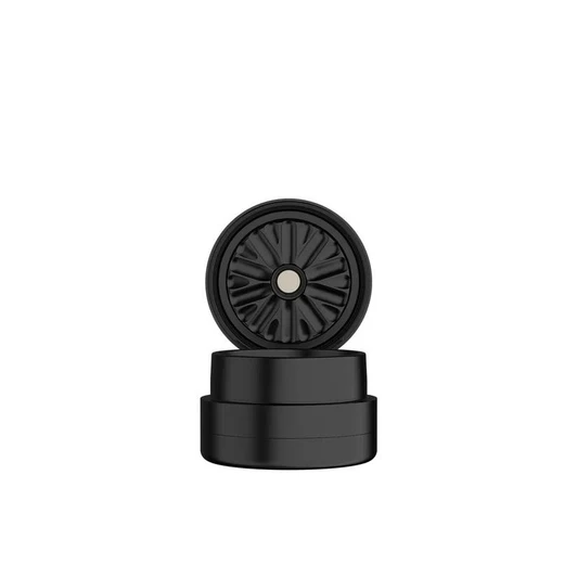  Flower Mill - 2" Standard Weed Grinder Mill  - Black 