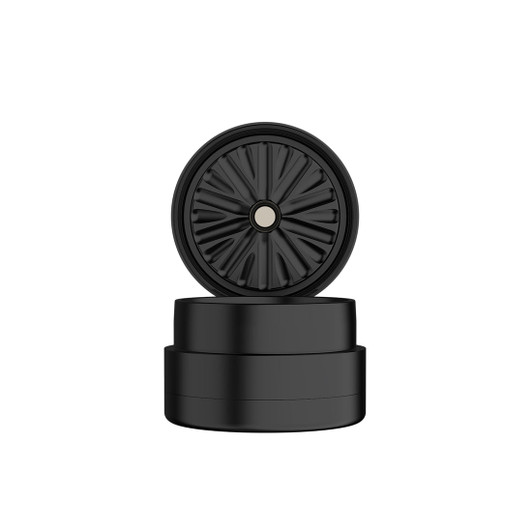 Flower Mill - 2.5" Standard Weed Grinder Mill - Black