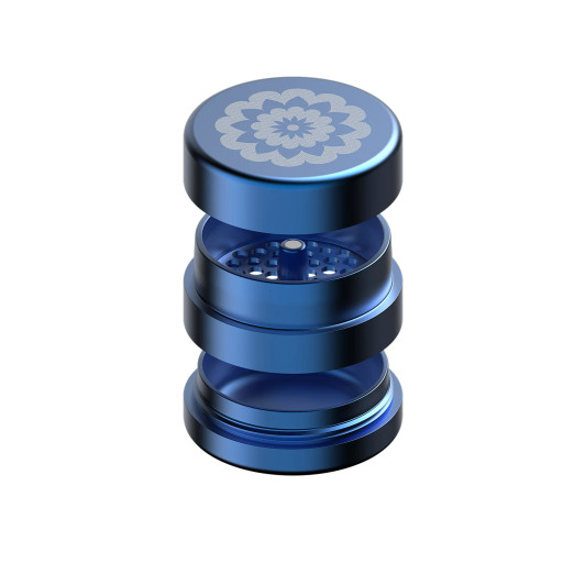 Flower Mill - 2.5" Standard Weed Grinder Mill - Blue