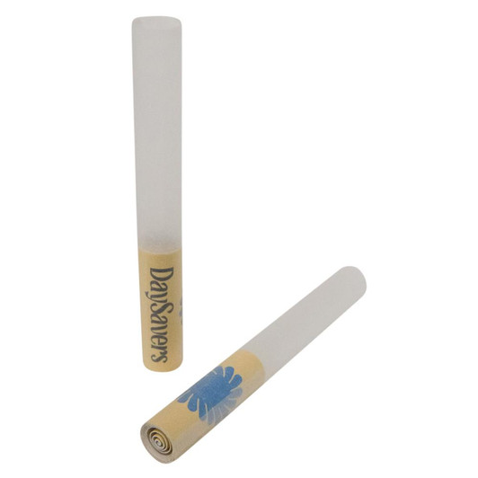 DaySavers Display Case - DaySavers Minis Refined White Artisan Pre Rolled Tubes with Spiral Filter Tips [22 Packs in Case] [10 Tubes Per Pack] 