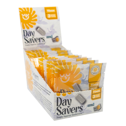 DaySavers Display Box - 11mm Ceramic Tip [3 per Pack - 20 Packs per Box]