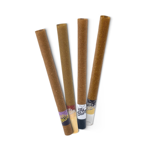 Fill-a Blunts 1 Gram Premium Blunt Tubes Bundle - Glass, Ceramic, Wood, and Spiral Tips - 16 1g Tubes! [4 Packs with 4 Blunt Tubes Each]