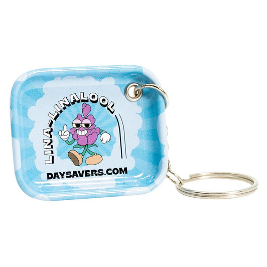 DaySavers Mini Rolling Tray Keychain - Linalool Terp - Lina 