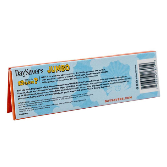  DaySavers King Size Jumbo Booklet - Rolling Papers [32 papers per booklet] 