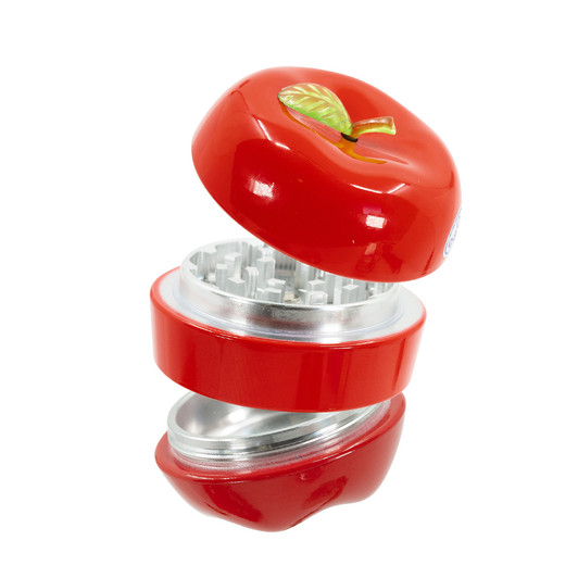 New York 3 Tier Apple Grinder - Red