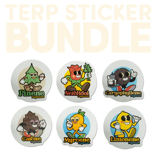 DaySavers Terp Characters Sticker Bundle
