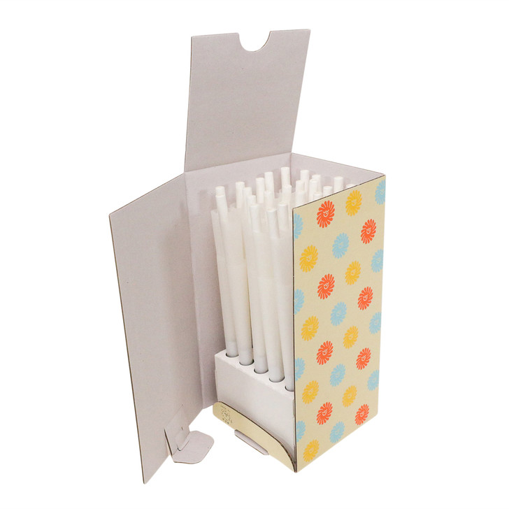 DaySavers 98/26mm White Pre-Rolled Cones [75 Cone Box]