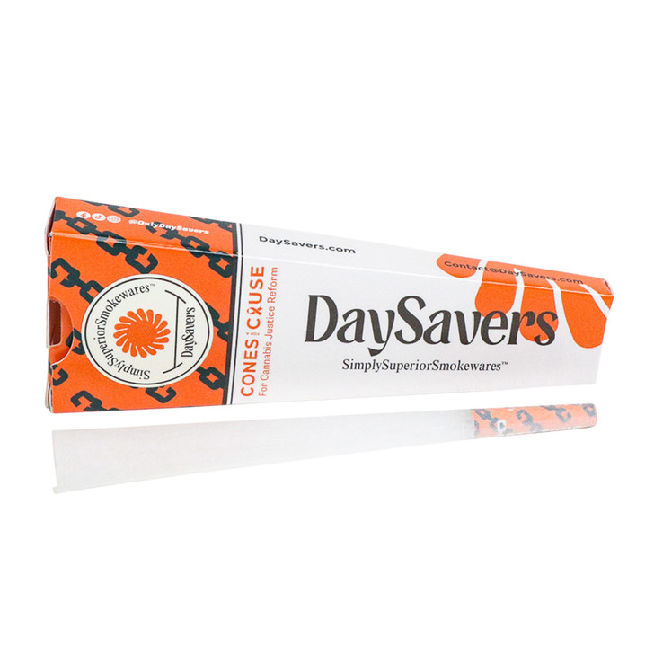 DaySavers 109mm Pre-Rolled Cones - 40 Tons Edition [Pack of 3 Cones]