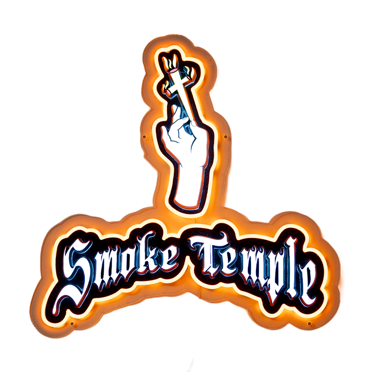 Smoke Temple Neon Sign