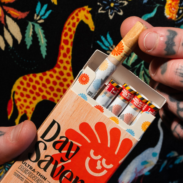 Pre-Roll Tubes with a Natural Wood Tip