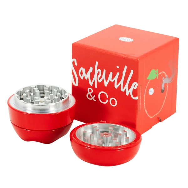 New York 3 Tier Apple Grinder - Red - Stylish Design