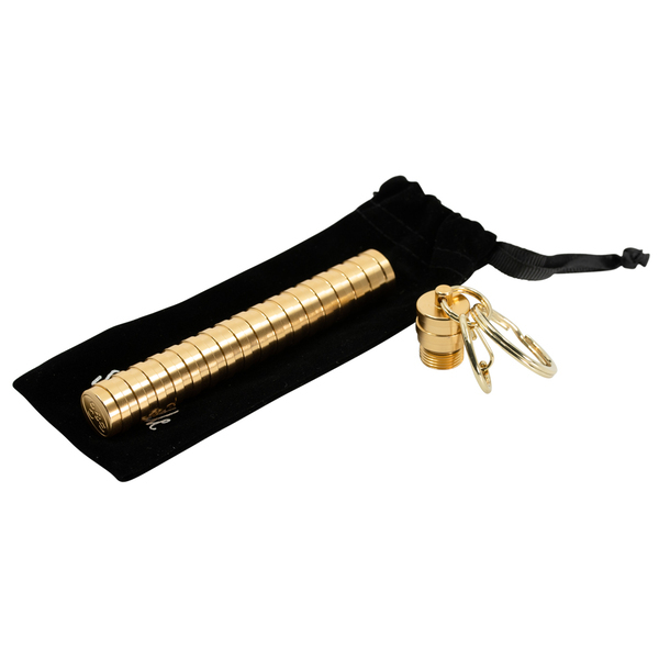 Sackville Joint Carry Case and Keychain - Gold - Quality Design