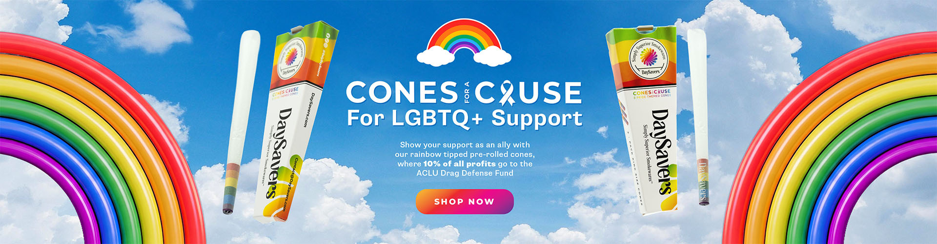 pride cones banner