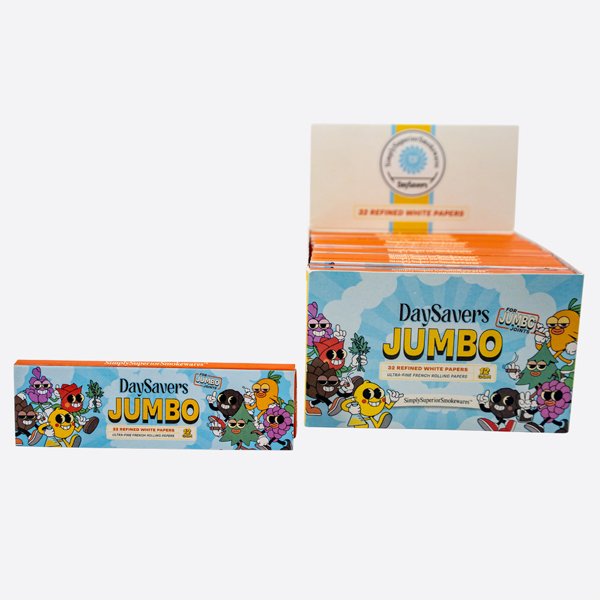 DaySavers Jumbo White Rolling Papers