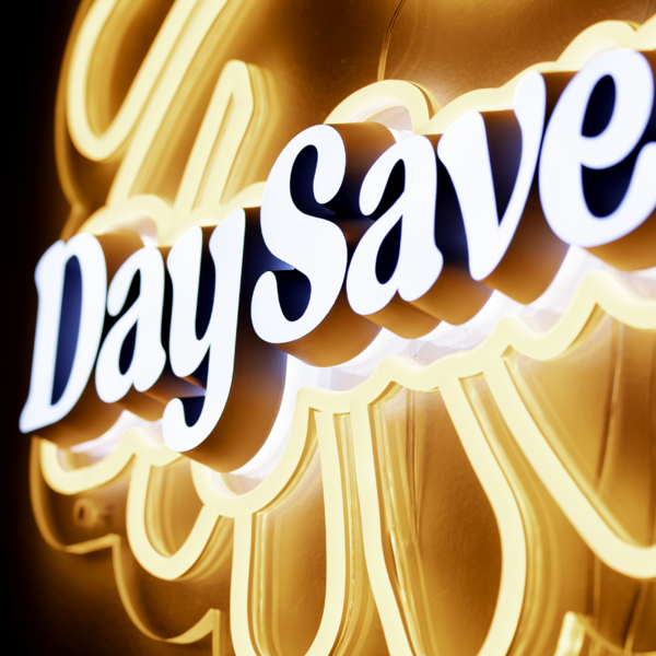 Featuring Sunny, the DaySavers sun!